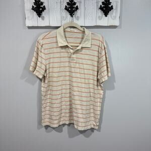 Marine Layer Heavy Slub Polo Shirt (Size Large)